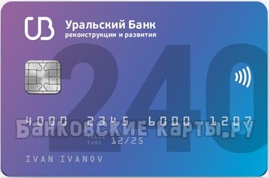 Кредитные карты в со справкой о доходах УБРиР